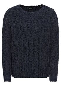Only & Sons Only & Sons, Herren Pullover 'onsHANK 1,5 CHUNKY STRUCTURE', Dunkelblau