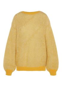 POSTYR, Damen Pullover, Gelb / Senf
