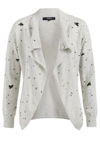 Khujo, Damen Strickjacke 'ODELIE', Hellgrau