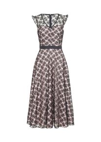 Swing, Damen Cocktailkleid, Rosa / Schwarz