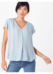 Esprit, Damen Bluse, Hellblau / Schwarz / Wei&szlig;