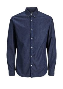Jack & Jones JACK & JONES, Herren Minimalistisches Jeanshemd, Violettblau