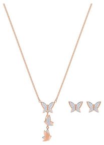 Swarovski, Damen Schmuckset 'Lilia 5382365', Rosegold / Weiß