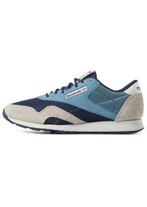 Reebok CLASSIC, Herren Sneaker, Sand / Navy / Himmelblau / Weiß