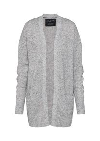 Funky Buddha, Damen Strickjacke, Hellgrau
