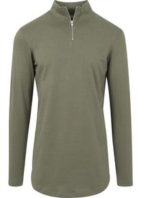 Urban Classics, Herren Longsleeve, Oliv