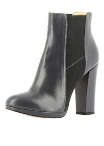 Evita, Damen Stiefelette, Dunkelgrau