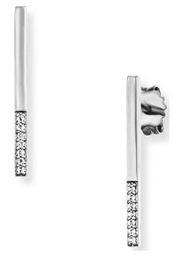 CAI Caï, Damen Ohrstecker, Silber / Weiß