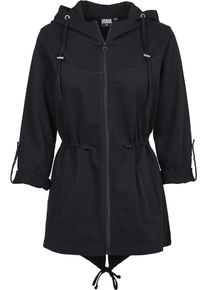 Urban Classics Curvy, Damen Sweatjacke, Schwarz