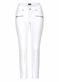 Laura Scott, Damen Röhrenhose, Weiß
