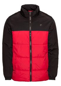 Jack & Jones JACK & JONES, Herren Steppjacke 'JCOCROSS JACKET COLLAR', Rot / Schwarz