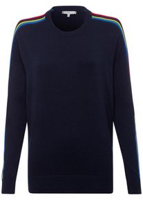 Tommy Hilfiger, Damen Pullover 'Jaclyn', Nachtblau / Mischfarben