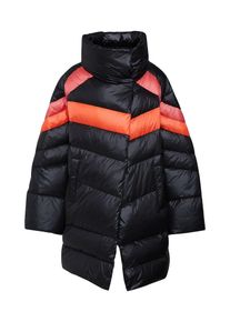 Diesel, Damen Daunenmantel, Dunkelorange / Schwarz