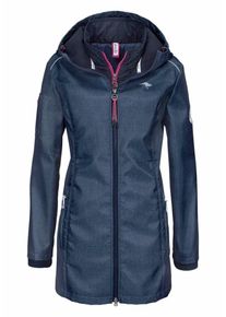 Kangaroos, Damen Softshelljacke, Marine / Ultramarinblau