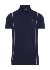 J. Lindeberg J.Lindeberg, Herren Shirt 'Luke', Nachtblau / Wei&szlig;