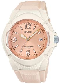 Casio, Damen Quarzuhr 'LX-610-4AVEF', Beige / Puder