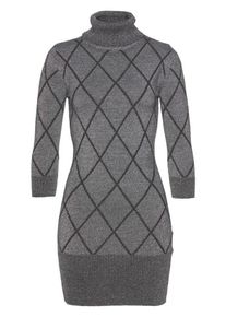 Melrose, Damen Strickkleid, Graphit / Silbergrau