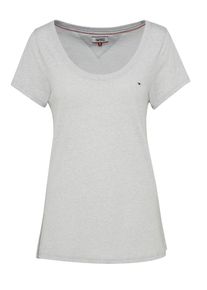 Tommy Jeans, Damen T-Shirt 'ORIGINAL TRIBLEND', Hellgrau
