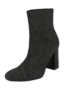 Bullboxer, Damen Retro-Stiefelette mit Glitzer, Silbergrau / Schwarz