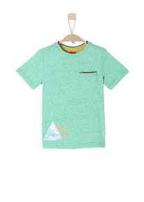 s.Oliver Junior, T-Shirt, Marine / Türkis / Orange