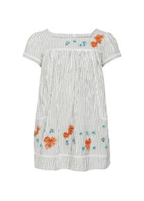 next, Mädchen Kleid mit Stickereien, Schwarz / Weiß
