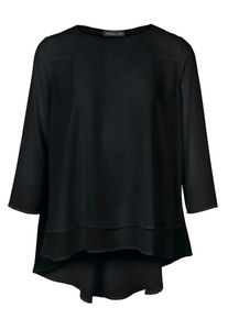 Heine, Damen Bluse, Schwarz