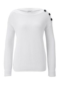 Heine, Damen Pullover, Weiß