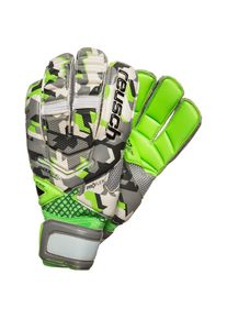 Reusch, Herren Torwarthandschuh 'Re:load Deluxe G2', Grau / Neongrün