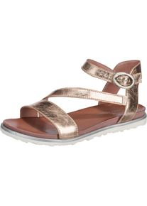 JOLANA & FENENA JOLANA & FENENA, Damen Riemchensandalen, Bronze