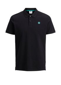 Jack & Jones JACK & JONES, Herren Poloshirt, Petrol / Schwarz