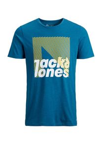 Jack & Jones JACK & JONES, Herren Grafik T-Shirt, Himmelblau