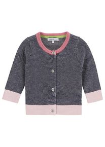 Noppies, M&auml;dchen Strickjacke 'Tustin', Nachtblau / Rosa / Ros&eacute;