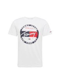 Tommy Hilfiger, Herren Shirt, Dunkelblau / Rot / Wei&szlig;