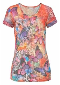 Cheer, Damen T-Shirt, bunt