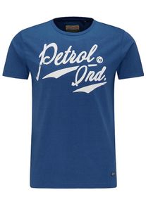 PETROL INDUSTRIES, Herren T-Shirt, Blau / Wei&szlig;
