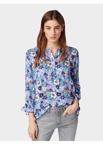 Tom Tailor Denim, Damen Tunika, Pastellgelb / Apfel / Helllila / Dunkellila / Rot