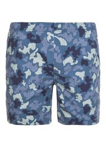 Converse, Herren Shorts 'Printed Quickdry', Marine / Opal / Himmelblau / Flieder
