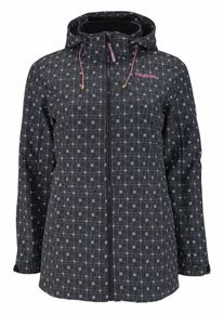 Polarino, Damen Softshelljacke, Grau / Schwarz