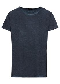 tigha, Herren T-Shirt 'Vito Slub', Navy