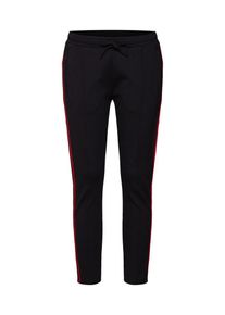 10DAYS, Damen Stoffhose, Rot / Schwarz