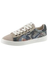 Pepe Jeans, Damen Sneaker 'Kioto Jungle', Beige / Mischfarben