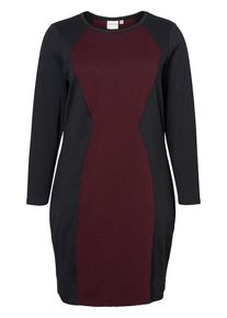 JUNAROSE, Damen Kleid, Dunkelrot / Schwarz