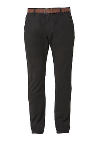 Q/S Designed By, Herren Chinohose 'Rick', Braun / Schwarz