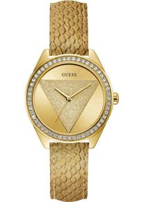 Guess, Damen Quarzuhr 'TRI GLITZ', Gold