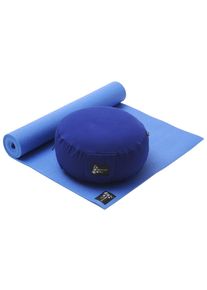 YOGISTAR.COM, Herren Yoga-set Starter Edition - Meditation, Royalblau