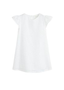 Mango Kids, Mädchen Kleid 'Car', Weiß