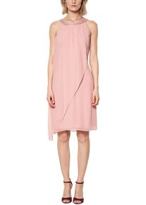 s.Oliver BLACK LABEL, Damen Chiffonkleid, Rosa