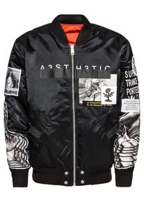 Diesel, Herren Jacke 'J-TAMIE', Grau / Schwarz