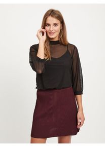 Vila, Damen Bluse, Schwarz