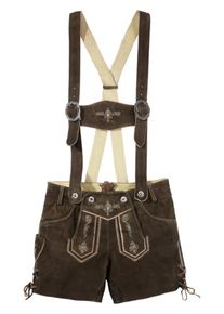 Marjo, Damen Lederhose, Schoko
